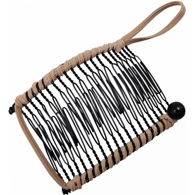OEM Pince À Cheveux Banane Extensible, Peigne Double, Accessoire Pour Cheveux Épais Et Extensibles, 20 Dents, Couleur Marron. Publicité OEM Pince À Cheveux Banane Extensible, Peigne Double, Accessoire Pour Cheveux Épais Et Extensibles, 20 Dents, Couleur Marron. Publicité