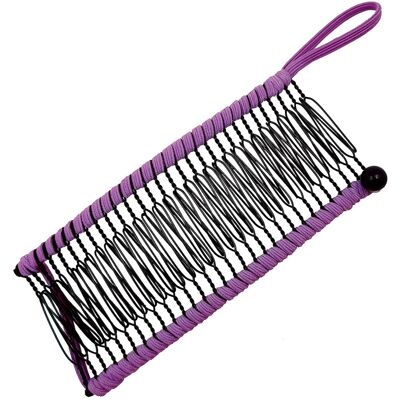 OEM Pince À Cheveux Banane Extensible, Peigne Double, Accessoire Pour Cheveux Épais Et Extensibles, 30 Dents, Pince À Cheveux Violette Pour Femmes - Publicité OEM Pince À Cheveux Banane Extensible, Peigne Double, Accessoire Pour Cheveux Épais Et Extensibles, 30 Dents, Pince À Cheveux Violette Pour Femmes - Publicité