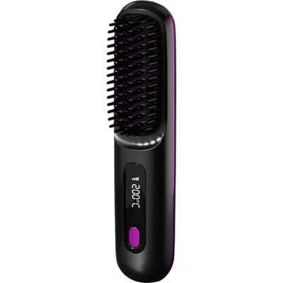 Ecleanfy-brosses Chaudes Pour Coiffage - Peigne Lissant Pour Cheveux 3 Modes Sans Fil Écran Tactile Réglable Pour Maison Bouclage Coiffage Extérieur Voyage Démêlage Femmes Volume - Publicité Ecleanfy-brosses Chaudes Pour Coiffage - Peigne Lissant Pour Cheveux 3 Modes Sans Fil Écran Tactile Réglable Pour Maison Bouclage Coiffage Extérieur Voyage Démêlage Femmes Volume - Publicité
