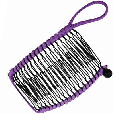 OEM Pince À Cheveux Banane Extensible, Peigne Double, Accessoire Pour Cheveux Épais Et Extensibles, 20 Dents, Pince À Cheveux Violette Pour Femmes - Publicité OEM Pince À Cheveux Banane Extensible, Peigne Double, Accessoire Pour Cheveux Épais Et Extensibles, 20 Dents, Pince À Cheveux Violette Pour Femmes - Publicité