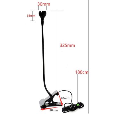 MIXHOME Lampe Uv À Col De Cygne Flexible 3w 395nm Pour Séchage De Vernis À Ongles, Lampe De Bureau Led Portable Avec Pince - Publicité MIXHOME Lampe Uv À Col De Cygne Flexible 3w 395nm Pour Séchage De Vernis À Ongles, Lampe De Bureau Led Portable Avec Pince - Publicité