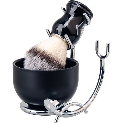 OEM Kit De Brosse À Raser Et Bol Pour Hommes, Set De Brosse À Raser 3 En 1, Bol Et Stand À Raser En Acier Inoxydable, Kit De Rasage Pour Hommes - Publicité OEM Kit De Brosse À Raser Et Bol Pour Hommes, Set De Brosse À Raser 3 En 1, Bol Et Stand À Raser En Acier Inoxydable, Kit De Rasage Pour Hommes - Publicité