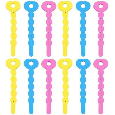 LISATR 24 Bâtonnets À Boucler En Éponge Sleeping Beauty Curls Bar À Boucles Diy-18.00x4.90x0.50cm - Publicité LISATR 24 Bâtonnets À Boucler En Éponge Sleeping Beauty Curls Bar À Boucles Diy-18.00x4.90x0.50cm - Publicité