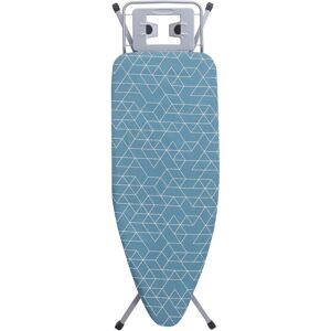 Stanew Table À Repasser 120 X 45 Cm, Housse De Table À Repasser Comfort Avec Housse En 100% Coton, Table À Repasser Pliable Avec Repose-fer, Planche À Repasser Pliable,pieds Antidérapants Geometric Bl - Publicité Stanew Table À Repasser 120 X 45 Cm, Housse De Table À Repasser Comfort Avec Housse En 100% Coton, Table À Repasser Pliable Avec Repose-fer, Planche À Repasser Pliable,pieds Antidérapants Geometric Bl - Publicité