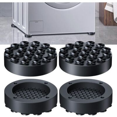 SCORPIO Lot De 4 Amortisseurs De Vibrations Pour Machine À Laver - Tapis Antidérapant Pour Machine À Laver - Tapis Anti-vibrations - Tapis Antidérapant Pour Machine À Laver - Publicité SCORPIO Lot De 4 Amortisseurs De Vibrations Pour Machine À Laver - Tapis Antidérapant Pour Machine À Laver - Tapis Anti-vibrations - Tapis Antidérapant Pour Machine À Laver - Publicité