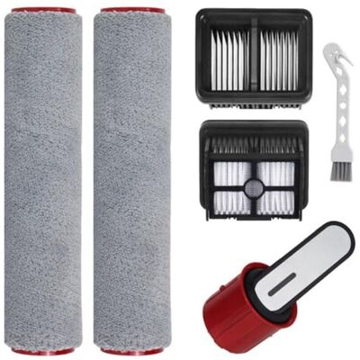 Scotch Accessoires H12 Pro Flexreach Pour Dreame H12 Pro Flexreach Pièces De Rechange Humides Et Sèches Ensemble D'Accessoires 5 Pièces Comprend 2 Rouleaux De Brosse, 2 Remplacements De Filt - Publicité Scotch Accessoires H12 Pro Flexreach Pour Dreame H12 Pro Flexreach Pièces De Rechange Humides Et Sèches Ensemble D'Accessoires 5 Pièces Comprend 2 Rouleaux De Brosse, 2 Remplacements De Filt - Publicité