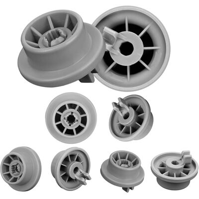 OEM Lot De 8 Roulettes Lave-vaisselle, Panier Inférieur, Compatible Bosch Siemens, Modèle 165314, Installation Facile - Publicité OEM Lot De 8 Roulettes Lave-vaisselle, Panier Inférieur, Compatible Bosch Siemens, Modèle 165314, Installation Facile - Publicité