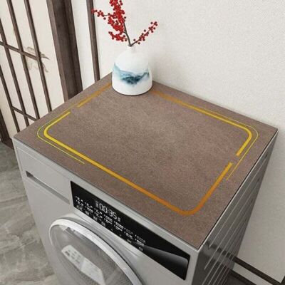 ABYSSE Antidérapant Housse De Réfrigérateur Housse De Protection Pour Réfrigérateur Couvercle Anti-poussière Polyvalent Housse De Machine À Laver Pour Réfrigérateur Lave-linge (gris/café/marine) - Publicité ABYSSE Antidérapant Housse De Réfrigérateur Housse De Protection Pour Réfrigérateur Couvercle Anti-poussière Polyvalent Housse De Machine À Laver Pour Réfrigérateur Lave-linge (gris/café/marine) - Publicité