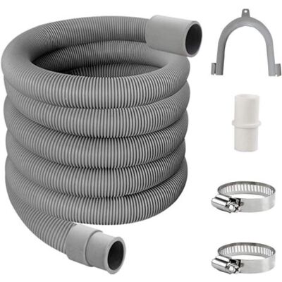 SCORPIO Tuyau De Vidange,kit De Rallonge Machine A Laver,uyau D'Évacuation Lave Linge,flexible D'Évacuation Universel,tuyau D'Évacuation D'Eau,tuyau De Machine À Laver(3m) - Publicité SCORPIO Tuyau De Vidange,kit De Rallonge Machine A Laver,uyau D'Évacuation Lave Linge,flexible D'Évacuation Universel,tuyau D'Évacuation D'Eau,tuyau De Machine À Laver(3m) - Publicité