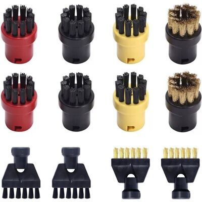OEM Lot De 12 Accessoires Pour Nettoyeur Vapeur Karcher Easyfix Sc1 Sc2 Sc3 Sc4 Sc5 Kit, Comprenant Brosses Accessoire Nettoyeur Vapeur, Brosse Pièces De Rechange - Publicité OEM Lot De 12 Accessoires Pour Nettoyeur Vapeur Karcher Easyfix Sc1 Sc2 Sc3 Sc4 Sc5 Kit, Comprenant Brosses Accessoire Nettoyeur Vapeur, Brosse Pièces De Rechange - Publicité