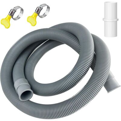 Melissa Houhence – Tuyau De Vidange Flexible 1,5 M – Diamètre 20 Mm – Matériaux Eva + Pe – Colliers De Serrage Inclus – Pour Machine À Laver Et Lave-vaisselle - Publicité Melissa Houhence – Tuyau De Vidange Flexible 1,5 M – Diamètre 20 Mm – Matériaux Eva + Pe – Colliers De Serrage Inclus – Pour Machine À Laver Et Lave-vaisselle - Publicité