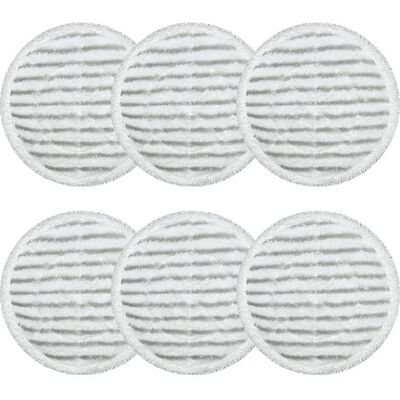 ABYSSE Lot De 6 Lingettes De Rechange Pour Balai Vapeur Shark Séries S7000amz, S7001 Et S7000, Balai Vapeur Et Serpillère Tout-en-un, Lavables Pour Sols Durs - Publicité ABYSSE Lot De 6 Lingettes De Rechange Pour Balai Vapeur Shark Séries S7000amz, S7001 Et S7000, Balai Vapeur Et Serpillère Tout-en-un, Lavables Pour Sols Durs - Publicité