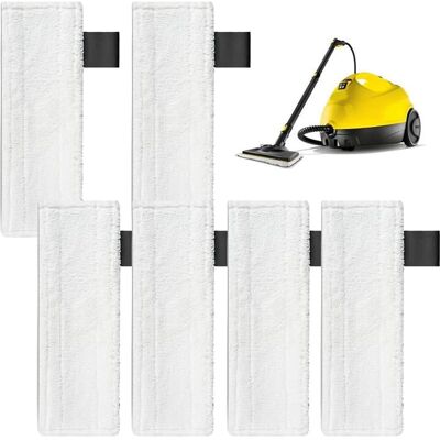 Vision Lot De 6 Chiffons De Rechange En Microfibre Pour Nettoyeur Vapeur Kär-cher Easyfix Modèles Sc1, Sc2, Sc3, Sc4, Sc5 - Publicité Vision Lot De 6 Chiffons De Rechange En Microfibre Pour Nettoyeur Vapeur Kär-cher Easyfix Modèles Sc1, Sc2, Sc3, Sc4, Sc5 - Publicité