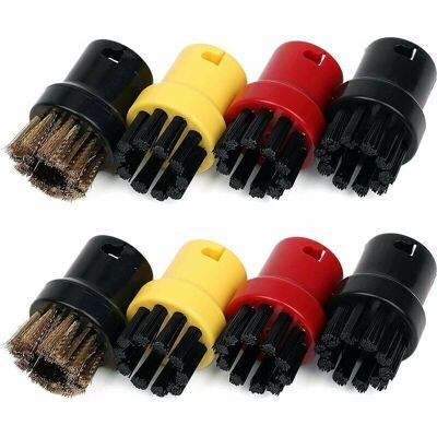 Melissa Brosses De Nettoyage À Vapeur Pour Kärcher Sc1 Sc2 Ctk10 Sc3 Sc4 Sc5 Sc7,brosses Rondes En Nylon Et Laiton Pour Nettoyeur Vapeur,starlight,lot De 8 - Publicité Melissa Brosses De Nettoyage À Vapeur Pour Kärcher Sc1 Sc2 Ctk10 Sc3 Sc4 Sc5 Sc7,brosses Rondes En Nylon Et Laiton Pour Nettoyeur Vapeur,starlight,lot De 8 - Publicité