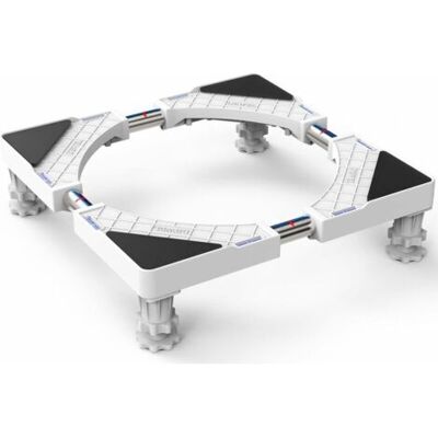 ABYSSE Support De Machine À Laver Base Pour Frigo Lave-linge Sèche-linge Réglable En Longueur 50cm-66cm Support Charge 300 Kg Avec L'Effet De Réduiction Du Bruit - Publicité ABYSSE Support De Machine À Laver Base Pour Frigo Lave-linge Sèche-linge Réglable En Longueur 50cm-66cm Support Charge 300 Kg Avec L'Effet De Réduiction Du Bruit - Publicité