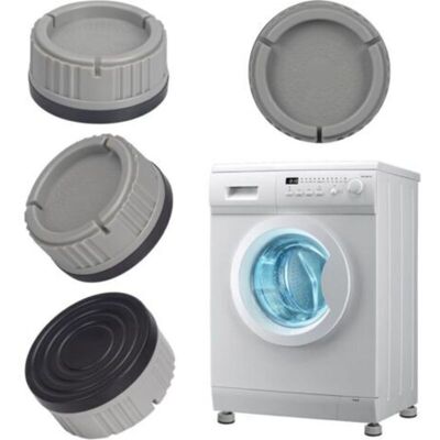 Vision Patin Machine A Laver, 4 Pièces Universel Tapis Amortisseurs Lave Linge Socle Anti-dérapants Pied Drainage Antirouille Support Antivibration Pour Séchoir, Frigo (gris) - Publicité Vision Patin Machine A Laver, 4 Pièces Universel Tapis Amortisseurs Lave Linge Socle Anti-dérapants Pied Drainage Antirouille Support Antivibration Pour Séchoir, Frigo (gris) - Publicité