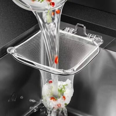Scotch Filtre D'Angle En Acier Inoxydable Pour Égouttoir De Cuisine, Panier De Récupération Des Déchets Alimentaires Avec Maille, Lot De 100 - Publicité Scotch Filtre D'Angle En Acier Inoxydable Pour Égouttoir De Cuisine, Panier De Récupération Des Déchets Alimentaires Avec Maille, Lot De 100 - Publicité