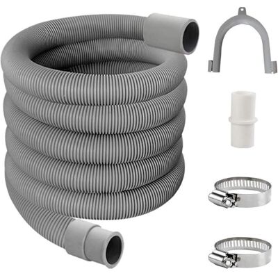Scotch Tuyau De Vidange,kit De Rallonge Machine A Laver,uyau D'Évacuation Lave Linge,flexible D'Évacuation Universel,tuyau D'Évacuation D'Eau,tuyau De Machine À Laver(3m).. Publicité Scotch Tuyau De Vidange,kit De Rallonge Machine A Laver,uyau D'Évacuation Lave Linge,flexible D'Évacuation Universel,tuyau D'Évacuation D'Eau,tuyau De Machine À Laver(3m).. Publicité