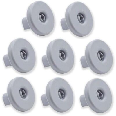 OEM Lot De 8 Roulettes Pour Panier Inférieur Pour Lave-vaisselle Compatible Avec Zanussi, Rex, Electrolux, Aeg Et Autres Modèles - Publicité OEM Lot De 8 Roulettes Pour Panier Inférieur Pour Lave-vaisselle Compatible Avec Zanussi, Rex, Electrolux, Aeg Et Autres Modèles - Publicité