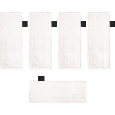 Melissa Lot De 5 Tampons En Microfibre Pour Sol Compatibles Avec Les Nettoyeurs Vapeur Karcher Easyfix Sc2 Sc3 Sc4, Tampons De Rechange Pour Balai Vapeur, Accessoires De Nettoyage - Publicité Melissa Lot De 5 Tampons En Microfibre Pour Sol Compatibles Avec Les Nettoyeurs Vapeur Karcher Easyfix Sc2 Sc3 Sc4, Tampons De Rechange Pour Balai Vapeur, Accessoires De Nettoyage - Publicité