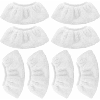 ABYSSE 8 Pcs Bonnettes Microfibre Pour, Chiffons Pour Buse À Main Accessoire Pour Nettoyeurs Vapeur Sc 1, 2, 3, 4, 5,gu.b/bon - Publicité ABYSSE 8 Pcs Bonnettes Microfibre Pour, Chiffons Pour Buse À Main Accessoire Pour Nettoyeurs Vapeur Sc 1, 2, 3, 4, 5,gu.b/bon - Publicité
