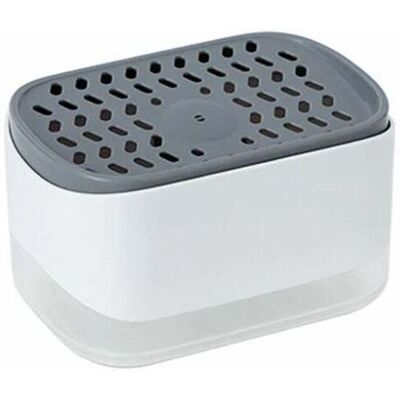 ABYSSE Distributeur De Savon Liquide Avec Porte-éponge 2 En 1,distributeur Liquide Vaisselle,distributeur De Pompe À Main En Plastique Pour Évier De Cuisine - Publicité ABYSSE Distributeur De Savon Liquide Avec Porte-éponge 2 En 1,distributeur Liquide Vaisselle,distributeur De Pompe À Main En Plastique Pour Évier De Cuisine - Publicité