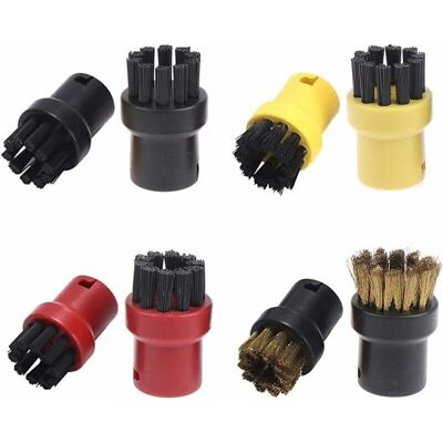 SANS MARQUE Lot De 8 Brosses De Nettoyage À Vapeur, Accessoires De Nettoyage À Vapeur, Brosses Rondes Set Pour Kärcher Sc1 Sc2 Ctk10 Sc3 Sc4 Sc5 Sc7 - Publicité SANS MARQUE Lot De 8 Brosses De Nettoyage À Vapeur, Accessoires De Nettoyage À Vapeur, Brosses Rondes Set Pour Kärcher Sc1 Sc2 Ctk10 Sc3 Sc4 Sc5 Sc7 - Publicité