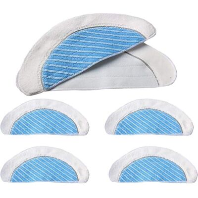 ACKERMAN Lot De 6 Tampons De Rechange Pour Balai Vapeur Fmart E-r302g 550 - Publicité ACKERMAN Lot De 6 Tampons De Rechange Pour Balai Vapeur Fmart E-r302g 550 - Publicité