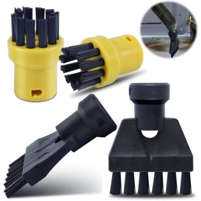 ABYSSE 4 Pcs Brosses Accessoire Nettoyeur Vapeur Pour Karcher Sc1 Sc2 Sc3 Sc4 Sc5, Brosses À Joints Kärcher Pour La Cuisine, Les Meubles, La Salle De Bain, Les Tapis - Publicité ABYSSE 4 Pcs Brosses Accessoire Nettoyeur Vapeur Pour Karcher Sc1 Sc2 Sc3 Sc4 Sc5, Brosses À Joints Kärcher Pour La Cuisine, Les Meubles, La Salle De Bain, Les Tapis - Publicité