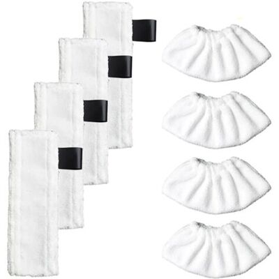 SCORPIO Chiffon De Nettoyage De Rechange Pour Nettoyeur À Vapeur Karcher Easyfix Sc2, Sc3, Sc4, Sc5 (4 Cleaning Cloth + 4 Cloth Pad) - Publicité SCORPIO Chiffon De Nettoyage De Rechange Pour Nettoyeur À Vapeur Karcher Easyfix Sc2, Sc3, Sc4, Sc5 (4 Cleaning Cloth + 4 Cloth Pad) - Publicité