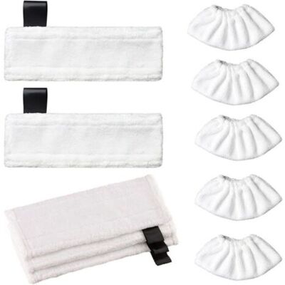 SCORPIO 10 Pcs Chiffons Microfibres Pour Nettoyeur Vapeur Karcher Sc2 Sc3 Sc4 Sc5 Accessoires Easyfix - Publicité SCORPIO 10 Pcs Chiffons Microfibres Pour Nettoyeur Vapeur Karcher Sc2 Sc3 Sc4 Sc5 Accessoires Easyfix - Publicité