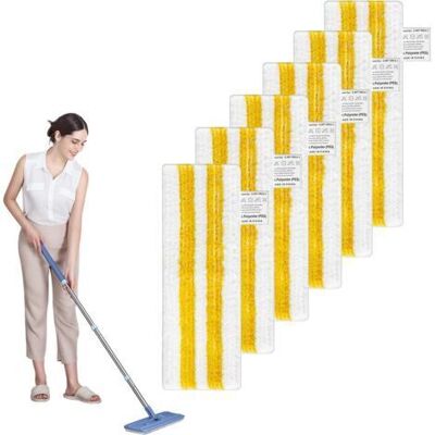 OEM 6 Chiffons En Microfibre Pour Kärcher Nettoyeur Vapeur, Compatibles Avec Les Buses De Sol Sc1, Sc2, Sc3, Sc4, Sc5, Haute Absorbabilité, Pour La Plupart Des Types De Sols. Remplacement Easyfix - Publicité OEM 6 Chiffons En Microfibre Pour Kärcher Nettoyeur Vapeur, Compatibles Avec Les Buses De Sol Sc1, Sc2, Sc3, Sc4, Sc5, Haute Absorbabilité, Pour La Plupart Des Types De Sols. Remplacement Easyfix - Publicité