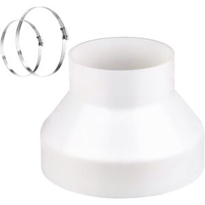 ROLEADER Reducteur Tuyau Climatiseur Mobile, Rèducteur Ø 100–150 Mm Avec 2 Colliers En Acier Inoxydable Adaptateur Universel, Rèducteur De Conduit Pour Système De Ventilation (150-100 Mm) - Publicité ROLEADER Reducteur Tuyau Climatiseur Mobile, Rèducteur Ø 100–150 Mm Avec 2 Colliers En Acier Inoxydable Adaptateur Universel, Rèducteur De Conduit Pour Système De Ventilation (150-100 Mm) - Publicité