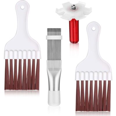 OEM 4 Pièces Peigne De Condenseur De Climatiseur Peigne De Climatiseur Peigne À Ailettes Ac Peigne En Acier Inoxydable De Réfrigérateur, 3 Styles - Publicité OEM 4 Pièces Peigne De Condenseur De Climatiseur Peigne De Climatiseur Peigne À Ailettes Ac Peigne En Acier Inoxydable De Réfrigérateur, 3 Styles - Publicité