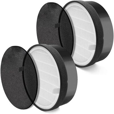OEM Filtre De Rechange Pour Purificateur D'Air Compatible Avec Levoit Lv-h132, H13 Préfiltre En Nylon 3 En 1 De Qualité Médicale, Ensemble De 2 Filtres - Publicité OEM Filtre De Rechange Pour Purificateur D'Air Compatible Avec Levoit Lv-h132, H13 Préfiltre En Nylon 3 En 1 De Qualité Médicale, Ensemble De 2 Filtres - Publicité