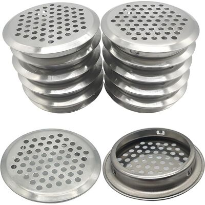 SANS MARQUE 12 Pièces 53mm Grille De Ventilation Inox Maille Ronde Respiration Pour Cuisine Meubles Bouche Aération Inox Pour Armoire Placard Air Évacué Grille D'Évacuation Ventilation - Publicité SANS MARQUE 12 Pièces 53mm Grille De Ventilation Inox Maille Ronde Respiration Pour Cuisine Meubles Bouche Aération Inox Pour Armoire Placard Air Évacué Grille D'Évacuation Ventilation - Publicité
