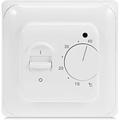 ACKERMAN Thermostat Manuel Avec Sonde Pour Chauffage Au Sol Électrique, 220 V Ca, 16 A, Régulateur De Thermostat Mécanique Pour Chauffage Au Sol - Publicité ACKERMAN Thermostat Manuel Avec Sonde Pour Chauffage Au Sol Électrique, 220 V Ca, 16 A, Régulateur De Thermostat Mécanique Pour Chauffage Au Sol - Publicité