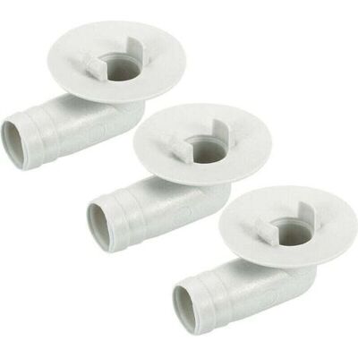 ACKERMAN Raccord De Tuyau D'Évacuation Pour Climatiseurs, Coude De 17 Mm, Pièce De Rechange, Accessoire Pour Climatiseurs Split De Fenêtre, Beige, Lot De 3 - Publicité ACKERMAN Raccord De Tuyau D'Évacuation Pour Climatiseurs, Coude De 17 Mm, Pièce De Rechange, Accessoire Pour Climatiseurs Split De Fenêtre, Beige, Lot De 3 - Publicité