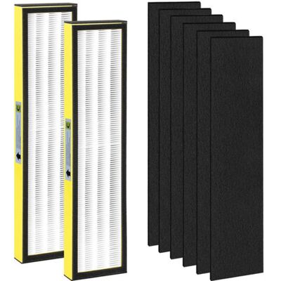 ABYSSE Jaune 2+8 Convient Au Filtre Purificateur D'Air Germguardian Flt4825 Compatible Avec L'Élément Filtrant Ac4825ac4850 - Publicité ABYSSE Jaune 2+8 Convient Au Filtre Purificateur D'Air Germguardian Flt4825 Compatible Avec L'Élément Filtrant Ac4825ac4850 - Publicité