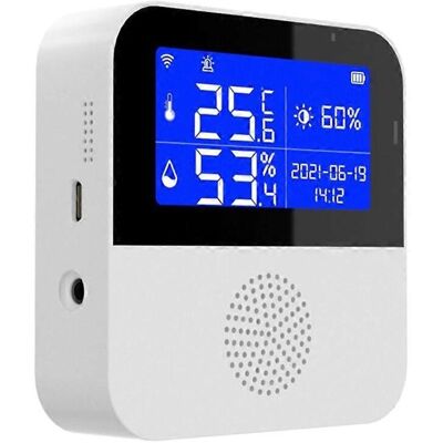 FLAMMKRAFT Hygromètre-thermomètre Détecteur À Capteur D'Intérieur Avec Écran Lcd De 2,9 Pouces - A - Publicité FLAMMKRAFT Hygromètre-thermomètre Détecteur À Capteur D'Intérieur Avec Écran Lcd De 2,9 Pouces - A - Publicité