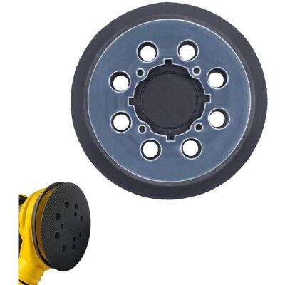 Scotch Plateau De Ponçage 125 Mm 5 Pouces À 8 Trous Compatible Dewalt Dwe6421 Dwe6423 Dcw210b Tampon Rechange Boucle Et Crochet - Publicité Scotch Plateau De Ponçage 125 Mm 5 Pouces À 8 Trous Compatible Dewalt Dwe6421 Dwe6423 Dcw210b Tampon Rechange Boucle Et Crochet - Publicité