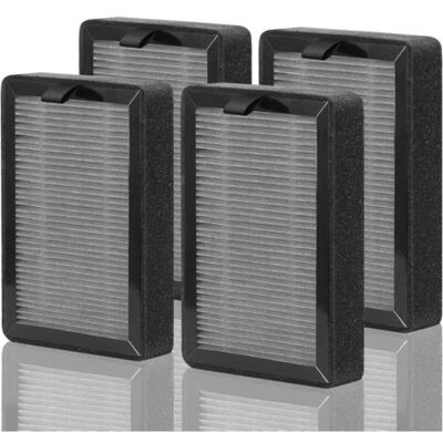 OEM Royaluxe-lot De 4 Filtres De Rechange Pour Purificateur D'Air Levoit Lv-h128/puurvsas (hm669a) / Rovacs (rv60), Filtre Hepa 3 En 1, Filtre À Charbon Actif Et Préfiltre - Publicité OEM Royaluxe-lot De 4 Filtres De Rechange Pour Purificateur D'Air Levoit Lv-h128/puurvsas (hm669a) / Rovacs (rv60), Filtre Hepa 3 En 1, Filtre À Charbon Actif Et Préfiltre - Publicité