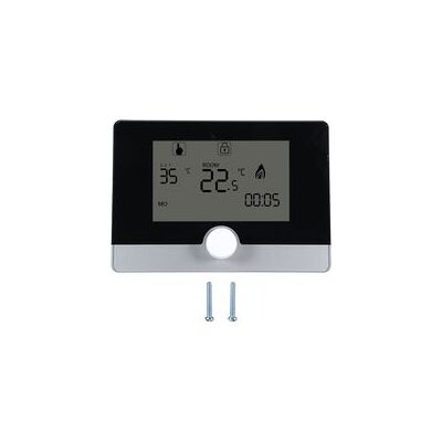 OEM Contrôle De Température De Thermostat Programmable Pour Le Système De Chauffage De Chaudière Suspendu Mural Blanc - Publicité OEM Contrôle De Température De Thermostat Programmable Pour Le Système De Chauffage De Chaudière Suspendu Mural Blanc - Publicité