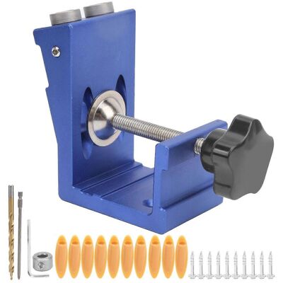 FLAMMKRAFT Gabarit De Positionnement Pour Trou Oblique À 2 Trous Pour Le Travail Du Bois, Système De Gabarit 10 Mm - 35 Mm - Publicité FLAMMKRAFT Gabarit De Positionnement Pour Trou Oblique À 2 Trous Pour Le Travail Du Bois, Système De Gabarit 10 Mm - 35 Mm - Publicité