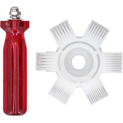 ACKERMAN Redresseur D'Ailettes De Condenseur De Climatiseur 6 En 1 Peigne À Ailettes Ac Outil De Nettoyage De Climatisation - Publicité ACKERMAN Redresseur D'Ailettes De Condenseur De Climatiseur 6 En 1 Peigne À Ailettes Ac Outil De Nettoyage De Climatisation - Publicité