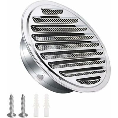 URSUS Grille Aération Vmc,griglia Di Ventilazione In Acciaio Inox 100mm Con Viti E Tasselli Protezione Dagli Agenti Atmosferici Lamelle Con Zanzariera E Fibbia Griglia Di Uscita Dell'aria Rotonda V - Publicité URSUS Grille Aération Vmc,griglia Di Ventilazione In Acciaio Inox 100mm Con Viti E Tasselli Protezione Dagli Agenti Atmosferici Lamelle Con Zanzariera E Fibbia Griglia Di Uscita Dell'aria Rotonda V - Publicité