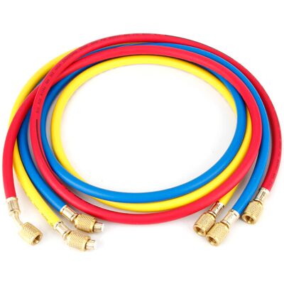 PELTOR Jeffergarden Outil D'Ajout De Réfrigérant Pour Tube De Fluorure De Climatisation De 1,5 M, 600 Psi, 1/4 Po - Publicité PELTOR Jeffergarden Outil D'Ajout De Réfrigérant Pour Tube De Fluorure De Climatisation De 1,5 M, 600 Psi, 1/4 Po - Publicité
