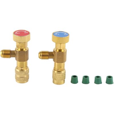 PELTOR Jeffergarden 2pcs Soupape De Sécurité Liquide R410a R22 Climatisation Réfrigérant 1/4 "adaptateur De Sécurité - Publicité PELTOR Jeffergarden 2pcs Soupape De Sécurité Liquide R410a R22 Climatisation Réfrigérant 1/4 "adaptateur De Sécurité - Publicité