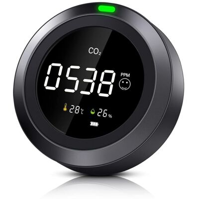 MOXIE Détecteur De Co2, Compteur De Co2 De L'Air Intérieur, Capteur De Co2 Avec Température Et Humidité, Détecteur De Dioxyde De Carbone Ndir, Détecteur De Co2, Compteur De Qualité De L'Air - Publicité MOXIE Détecteur De Co2, Compteur De Co2 De L'Air Intérieur, Capteur De Co2 Avec Température Et Humidité, Détecteur De Dioxyde De Carbone Ndir, Détecteur De Co2, Compteur De Qualité De L'Air - Publicité