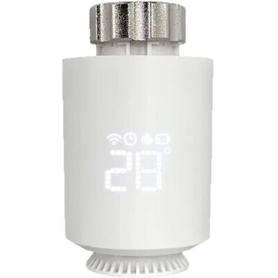 ABYSSE Tête De Radiateur Thermostatique, Vanne Thermostatique Connectée Programmable, Thermostat De Radiateur Compatible Avec Alexa, Contrôle Via Application Smart Life, Passerelle Tuya Zigbee Requise - Publicité ABYSSE Tête De Radiateur Thermostatique, Vanne Thermostatique Connectée Programmable, Thermostat De Radiateur Compatible Avec Alexa, Contrôle Via Application Smart Life, Passerelle Tuya Zigbee Requise - Publicité
